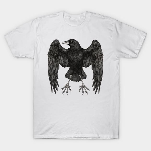 Crow T-Shirt by Of Smoke & Soil